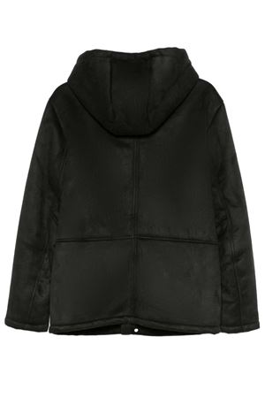 Black Suede Effect Jacket DANIELE ALESSANDRINI | DA1FW26J007101